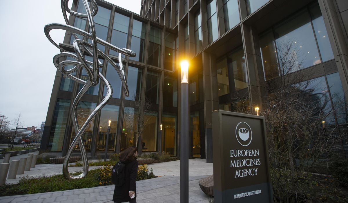 EU regulator meets to discuss approval of COVID-19
vaccine 1