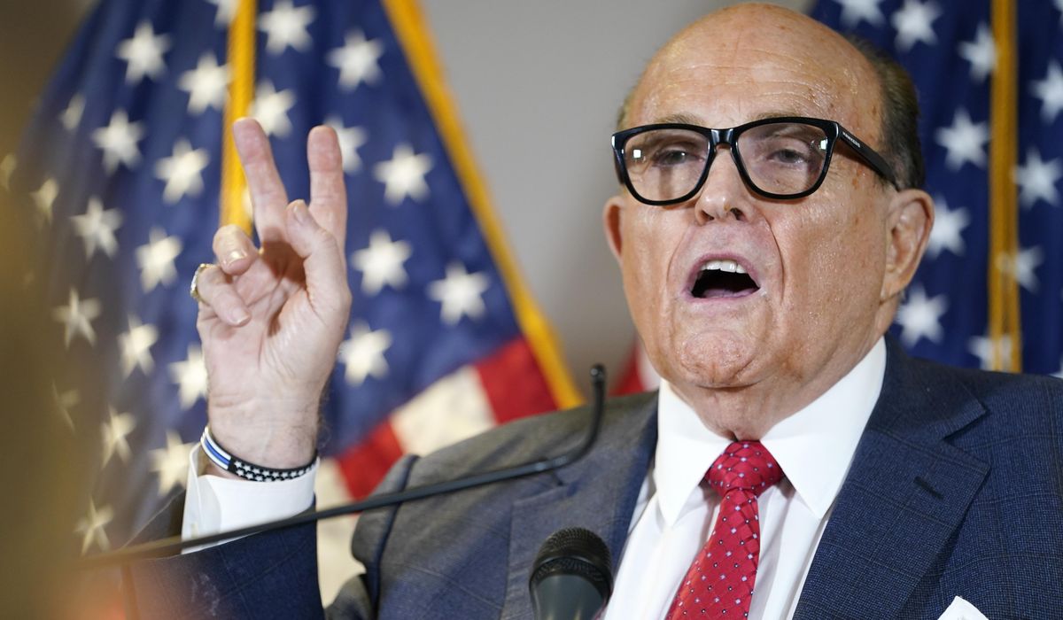 Michigan House cancels voting session after Rudy Giuliani
positive coronavirus test 1