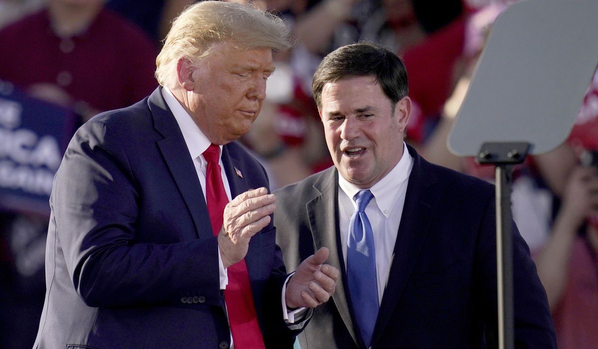 In Arizona, Trump's false claims have torn open a GOP
rift 1