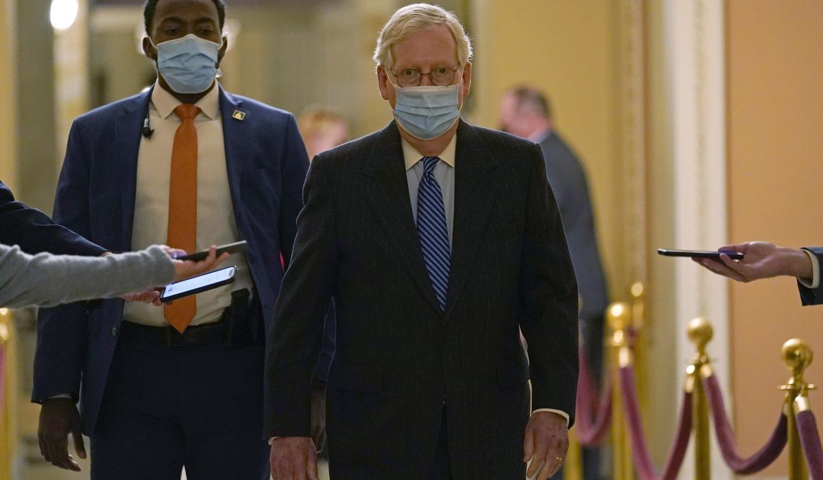 Mitch McConnell says leadership finalized $900 billion
coronavirus deal 1