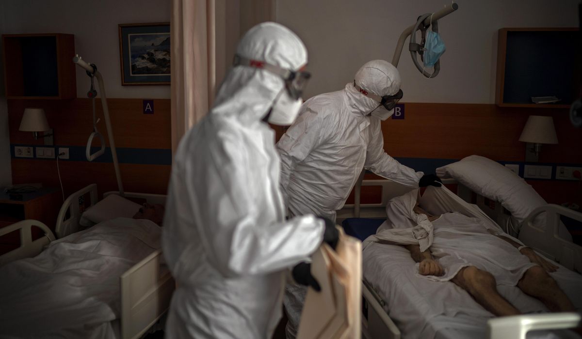 Europe battles surge in coronavirus deaths in nursing
homes 1
