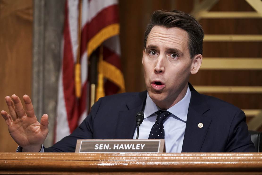 Simon & Schuster Cancels Sen. Josh Hawley's Book on
Censorship, Blaming Him for Capitol Hill Riot 1