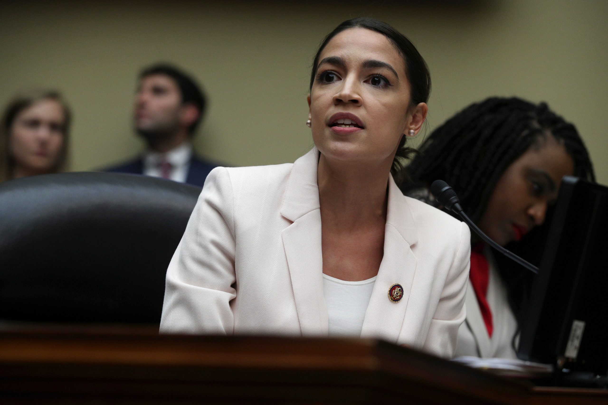 Feds: Texas man charged in Capitol riots threatened to kill
AOC 1