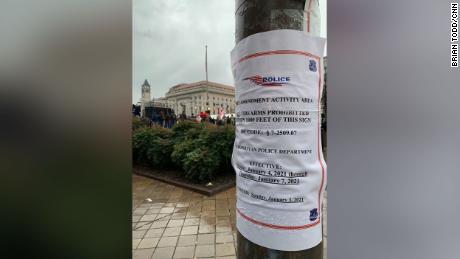 Authorities on high alert as pro-Trump supporters flood DC
to protest election 1