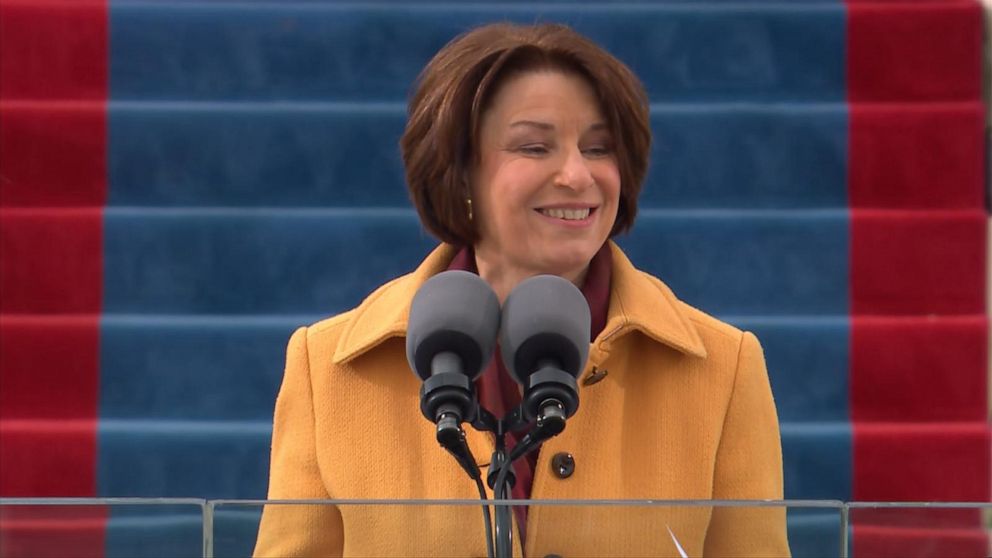 WATCH: Sen. Amy Klobuchar delivers opening inauguration
remarks 1