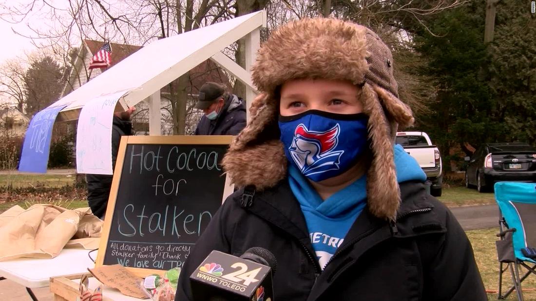 How an 8-year-old boy raised $13,000 for a fallen police
officer 1