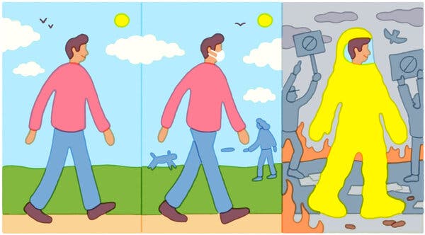 Walking During the Coronavirus Pandemic 1