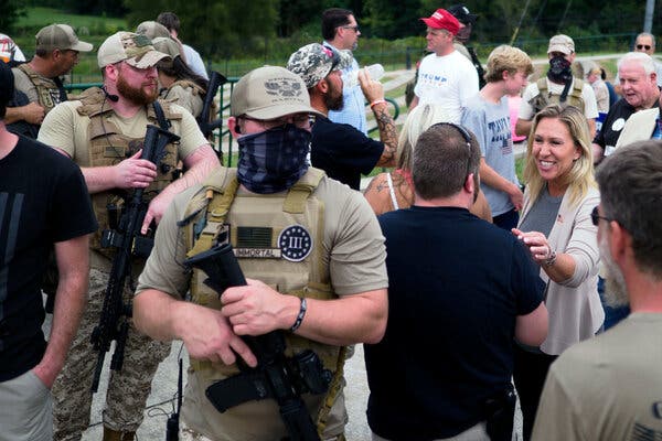 After Capitol Riot, Republican Ties to Extremist Groups Are
Under Scrutiny 1 After Capitol Riot, Republican Ties to Extremist Groups Are
Under Scrutiny 1