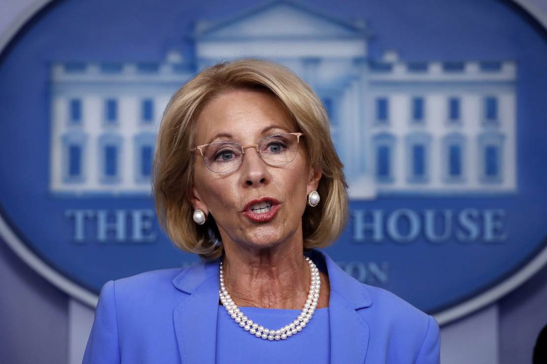 Betsy DeVos Resigns, Blaming Trump's Rhetoric for Capitol
Riots 1