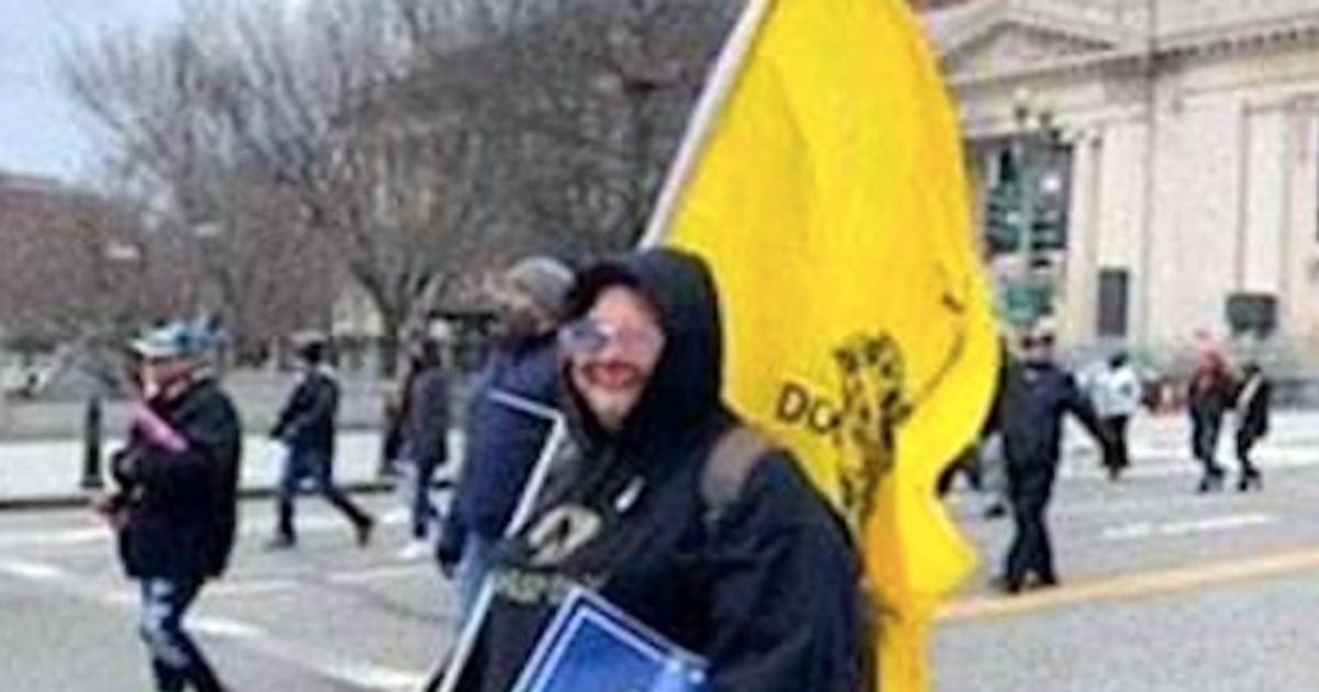 Left Openly Mocks Woman’s Horrific Death at Capitol Because
She Was Carrying a Gadsden Flag 1