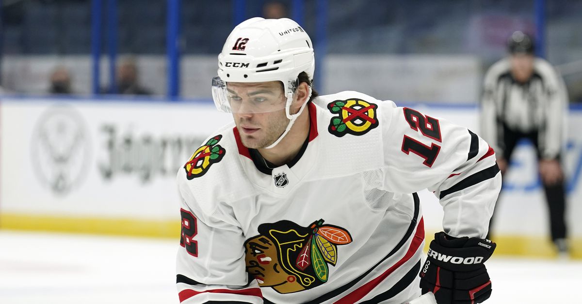 Blackhawks’ Alex DeBrincat, Adam Boqvist placed on NHL’s
COVID-19 Protocol list 1 Blackhawks’ Alex DeBrincat, Adam Boqvist placed on NHL’s
COVID-19 Protocol list 1