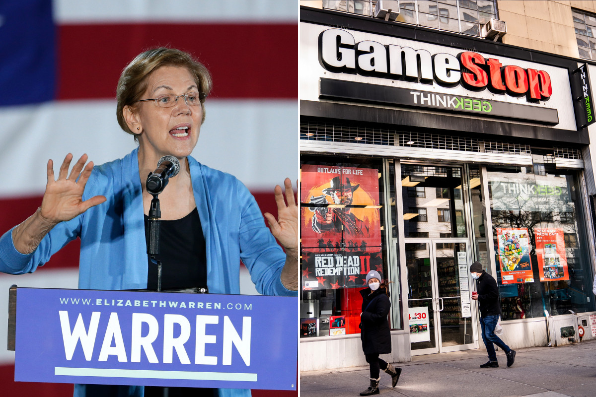 Elizabeth Warren enters the GameStop discourse with open
letter to SEC 1