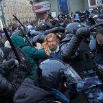 Thousands of Russians were arrested in protests supporting
Putin critic Alexei Navalny 12