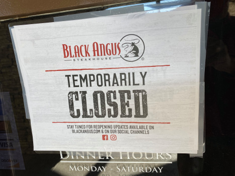 Black Angus Steakhouse temporarily closes most California
locations because of COVID-19 1