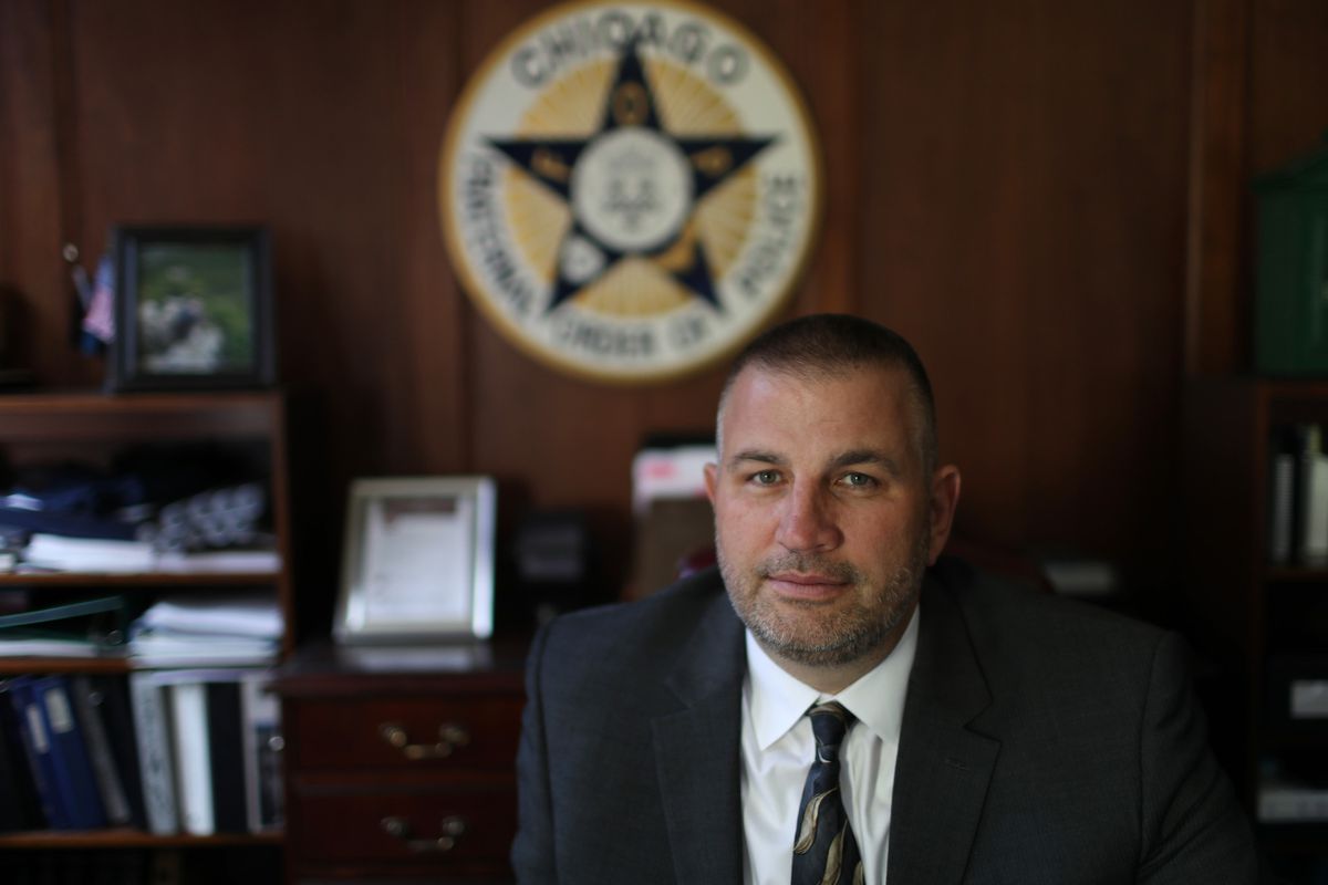 Controversial president of Chicago police union, already
under threat of firing from officer job, faces new charges at
police board 1