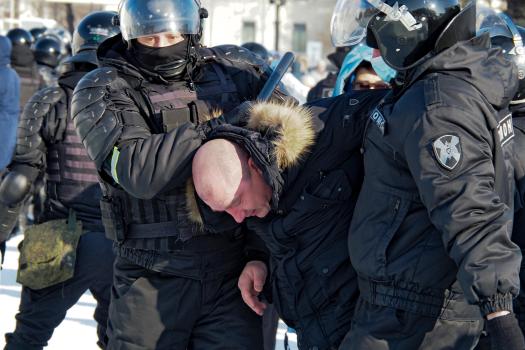 3,000 arrested at protests demanding Navalny’s
release 1