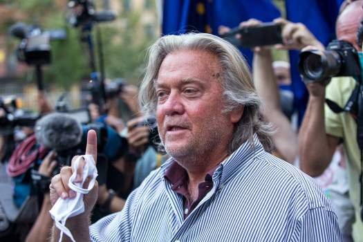 Trump tells people he’s decided to pardon Steve Bannon as
one of his final acts in office 1
