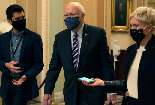 Sen. Leahy taken to hospital after presiding over opening of
Trump’s impeachment trial 1