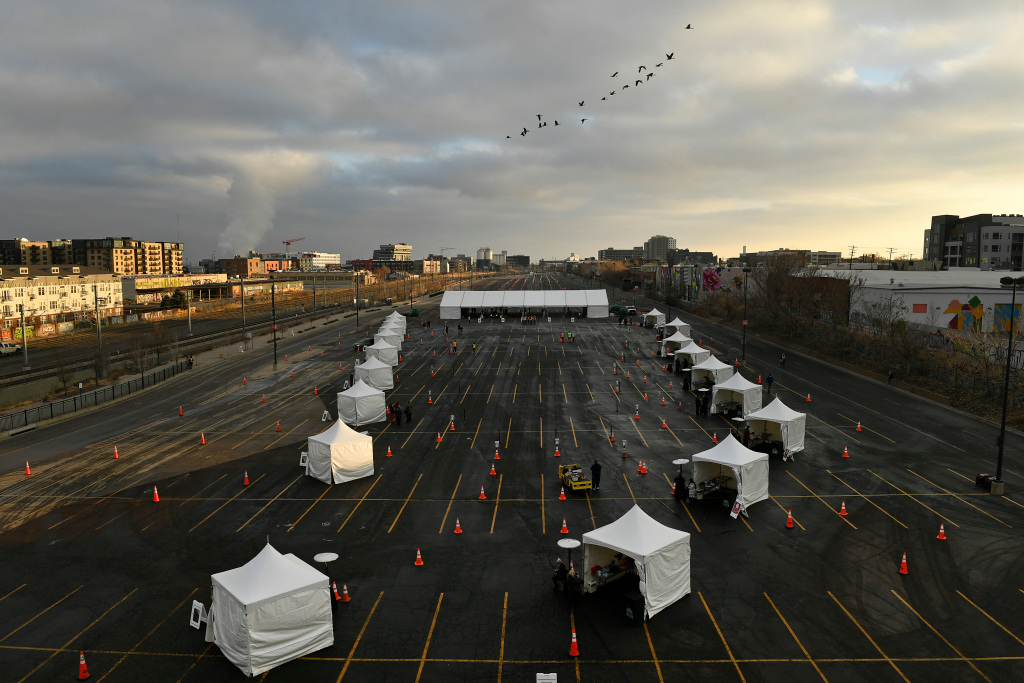 PHOTOS: UCHealth vaccinates 1,000 seniors for COVID-19 at
Coors Field 1