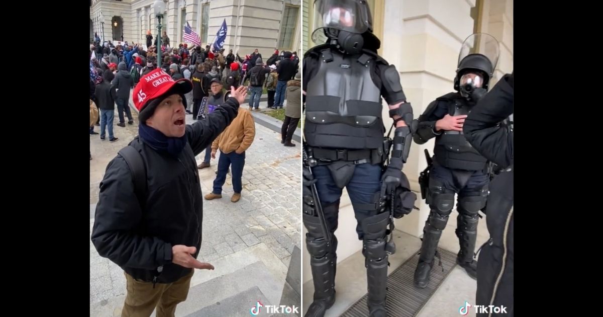 New Video of Trump Supporter at Capitol Riot Completely
Defies Media’s Narrative 1