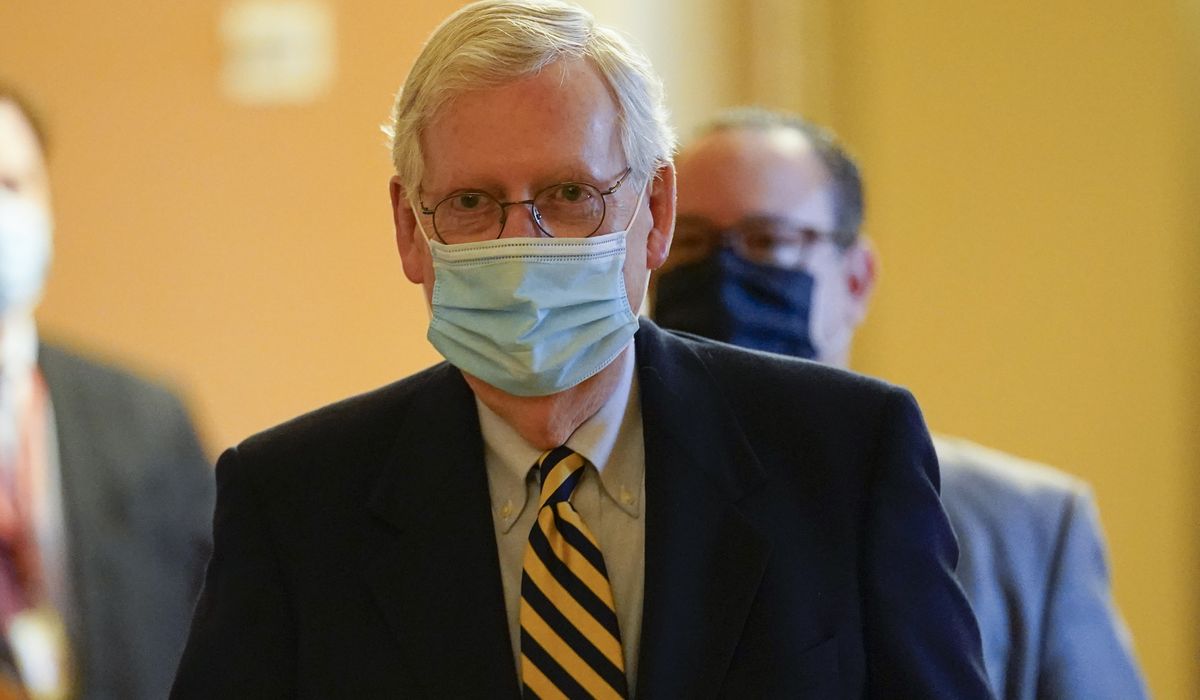 Mitch McConnell on Biden's COVID-19 plan: 'So much for
science without politics' 1