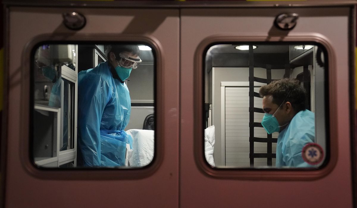 In ambulances, an unseen, unwelcome passenger:
COVID-19 1