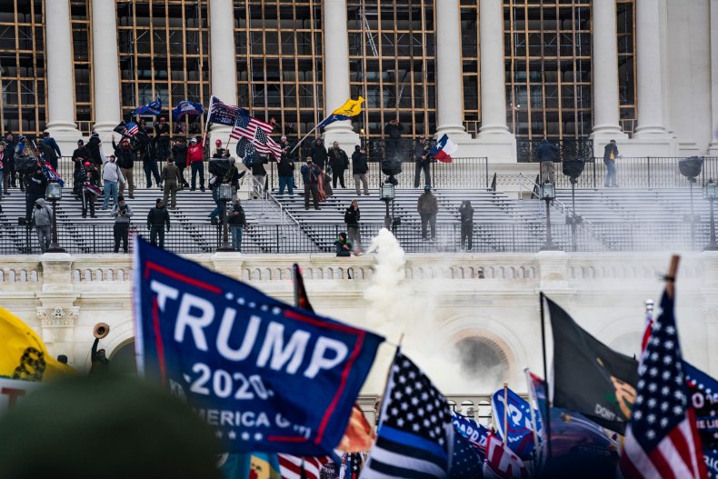 Man Who Posted Selfie at Capitol Riot 'to Incriminate Myself
a Little' Arrested 1