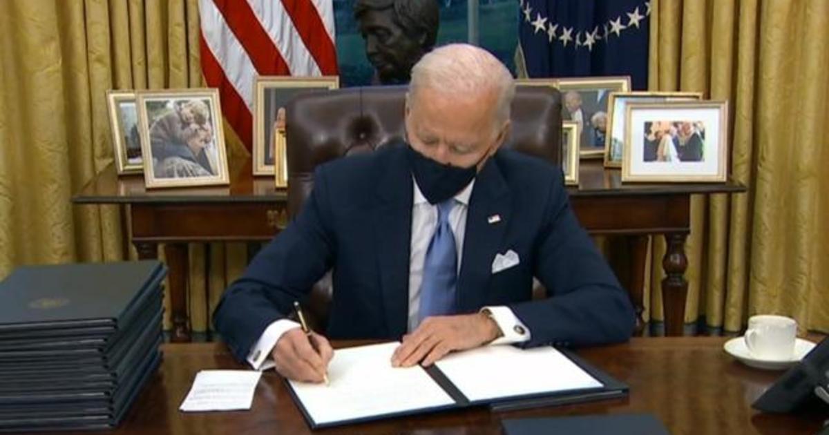 Eye Opener: Biden signs slew of executive actions in first
days as president 1