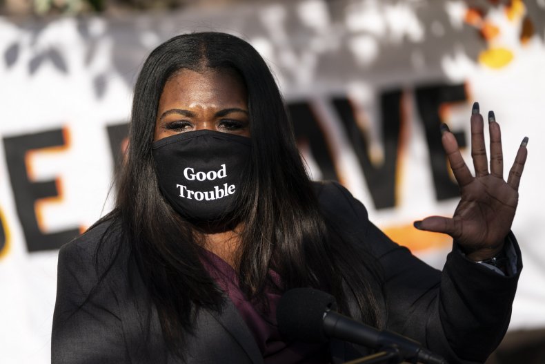 Cori Bush Accuses Marjorie Taylor Greene of Berating Her,
Will Relocate Office for Safety 1