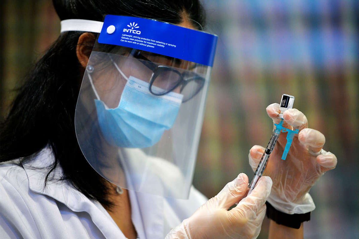 New York has not released state COVID-19 vaccine figures in
days 1