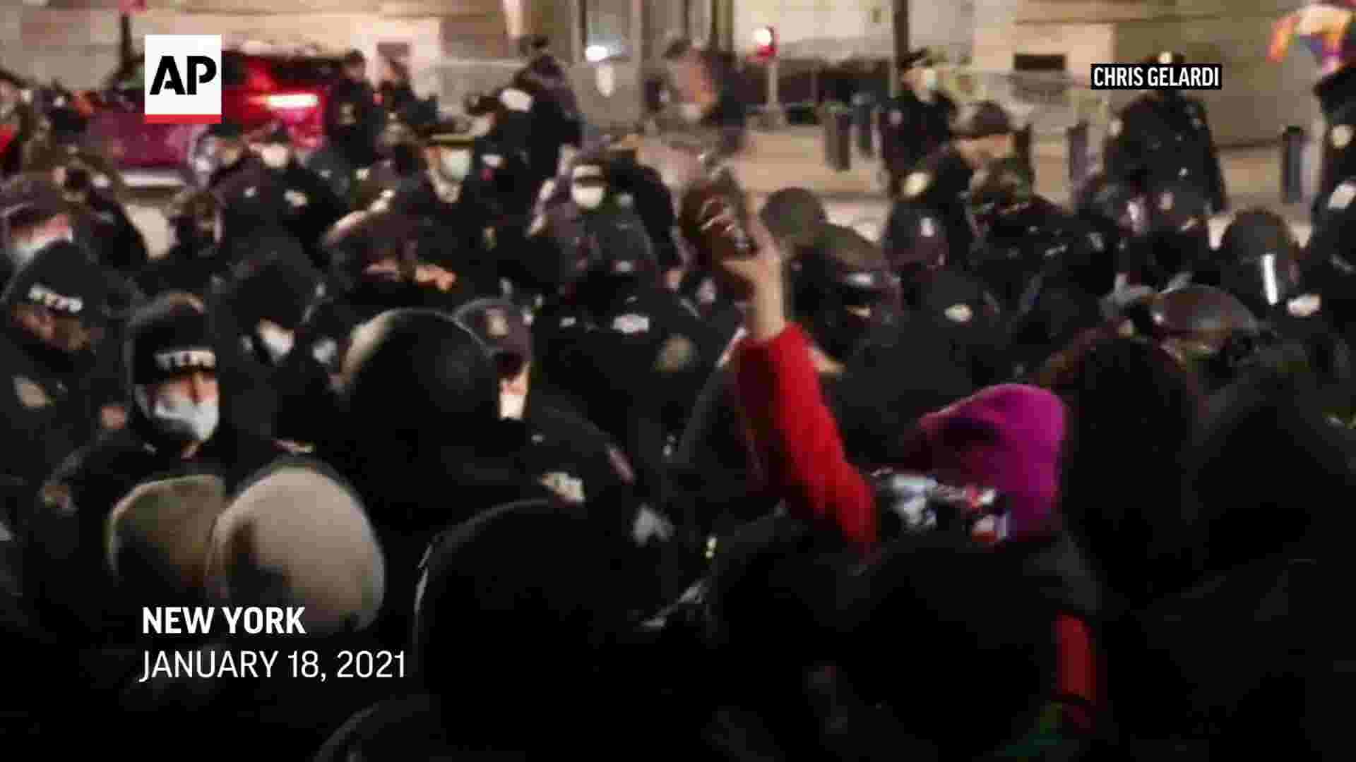 NYPD: Dozens arrested, 11 officers hurt at protest 1