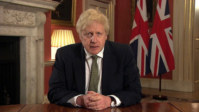UK Prime Minister Boris Johnson announces national lockdown
for England 1