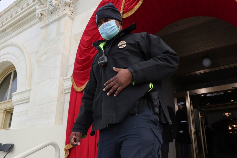 Who Is Eugene Goodman? Capitol Police Officer Who Led
Rioters Away Escorts Kamala Harris to Inauguration 1
