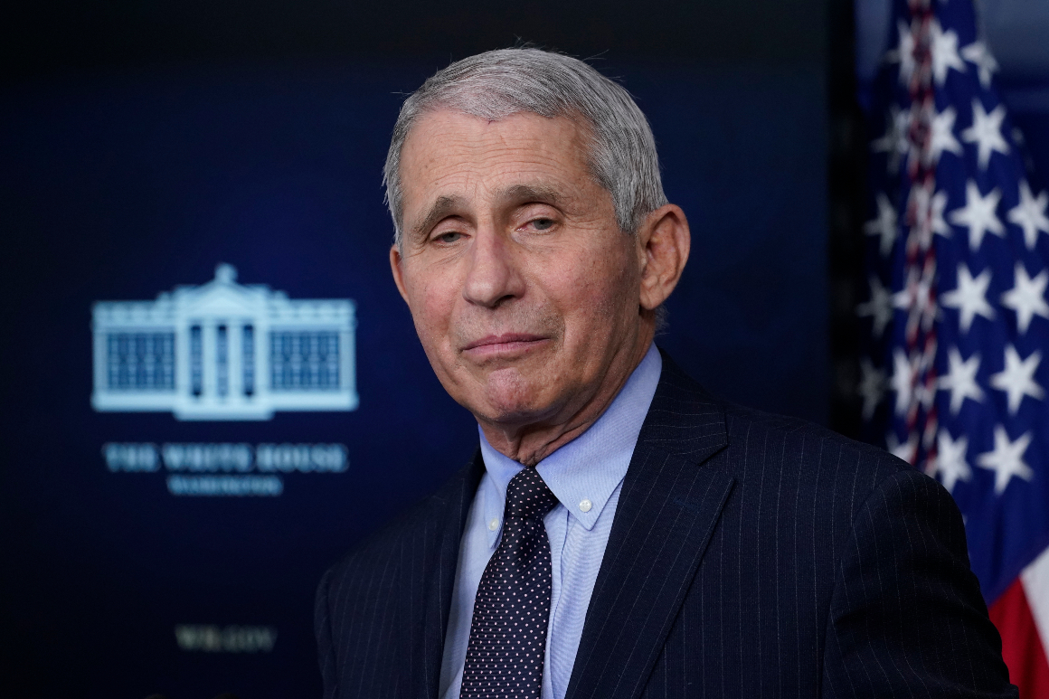 Fauci: U.K. coronavirus variant leads to worse
infections 1