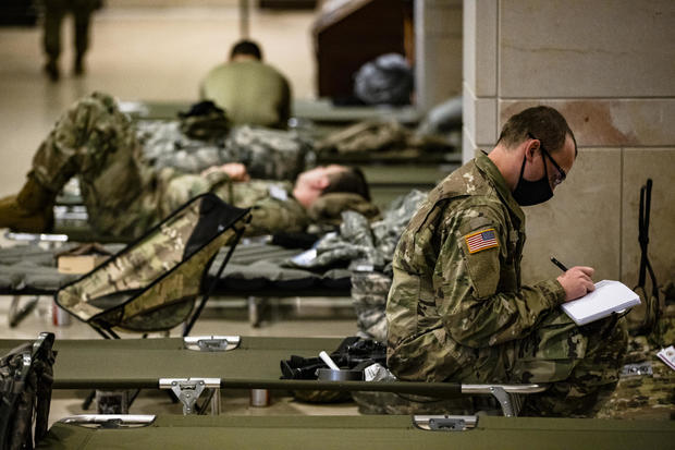 38 Capitol officers and 150 National Guardsmen test positive
for COVID-19 1