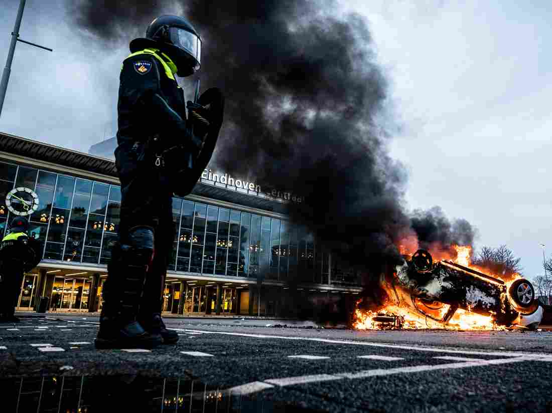 Angered By New Coronavirus Restrictions, Protesters In
Netherlands Clash With Police 1
