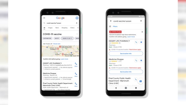 Google Maps will soon display Covid-19 vaccination
sites 1