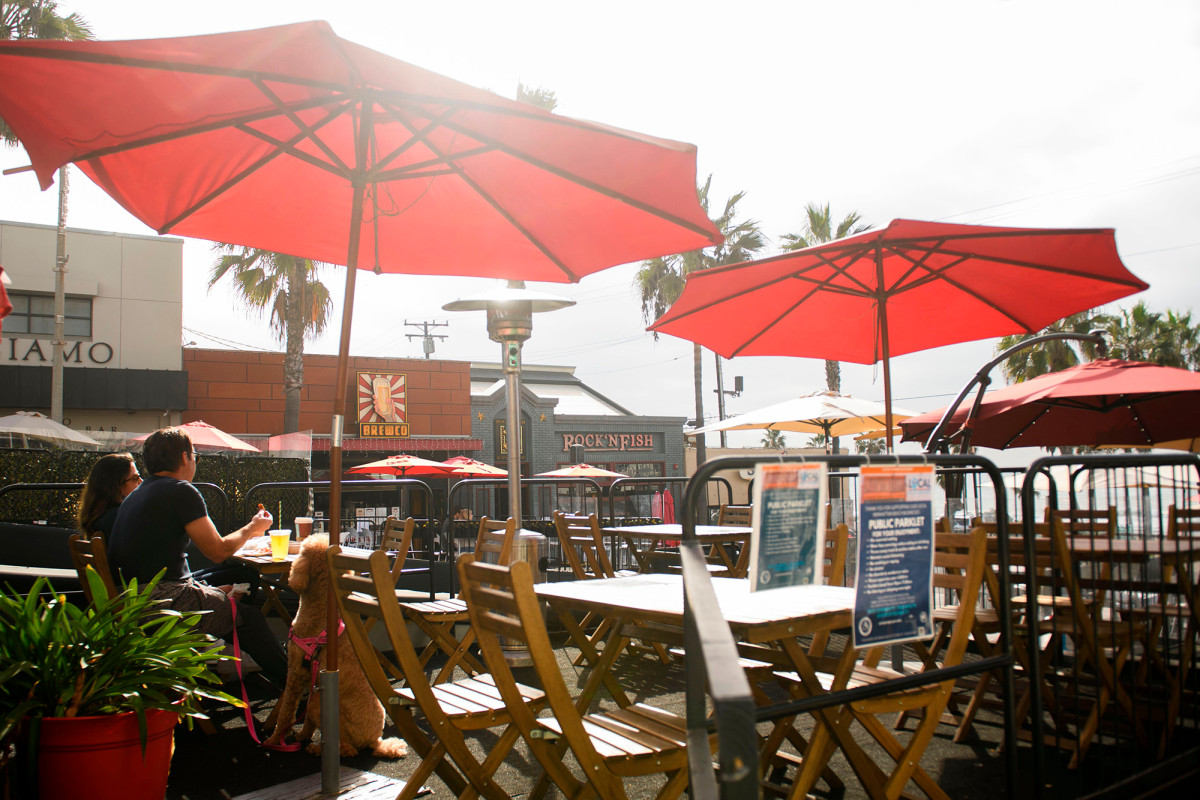 California city to remove public seating as coronavirus
cases spike 1