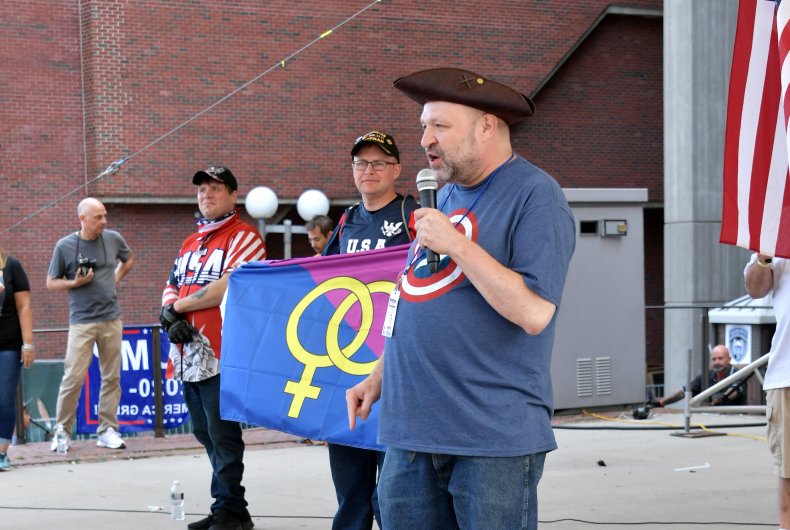Straight Pride Group 'Super Happy Fun America' Members
Arrested Over U.S. Capitol Riot 1