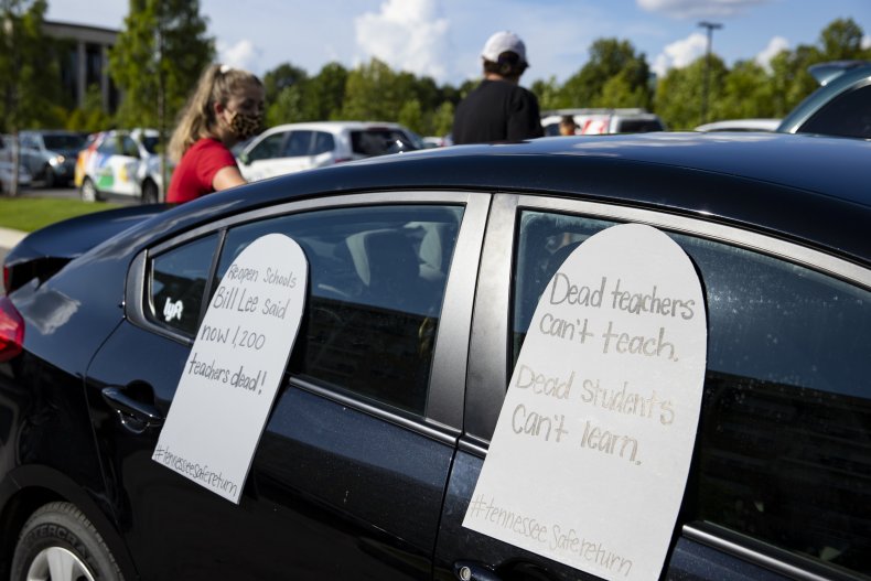 Nashville Teacher Told to Quit for Protesting In-Person
Learning Will File Complaints 1