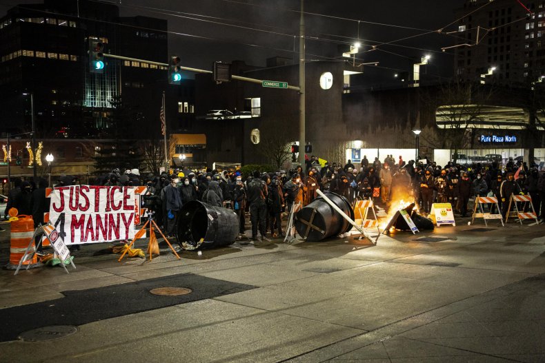Tacoma Protesters Smash Jail Windows After Police Officer
Drives Through Crowd 1