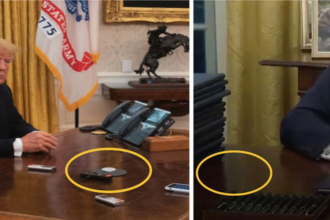 Rampant Speculation Over How Biden Will Replace the
Mysterious Red Button Suddenly Missing From Oval Office 1