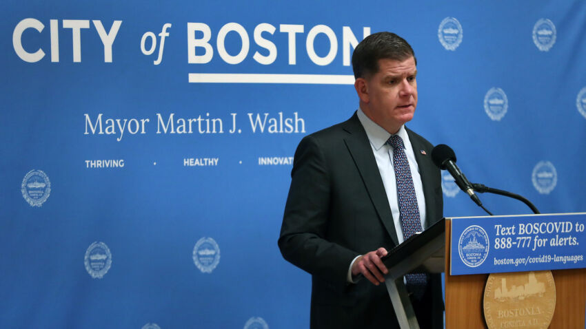 Marty Walsh extends citywide restrictions as COVID-19
hospitalizations rise — and warns more rules may be needed 1