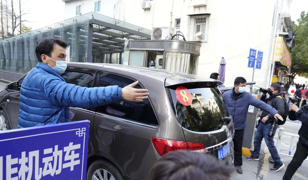 WHO team visits Wuhan hospital that had early COVID-19
patients 1