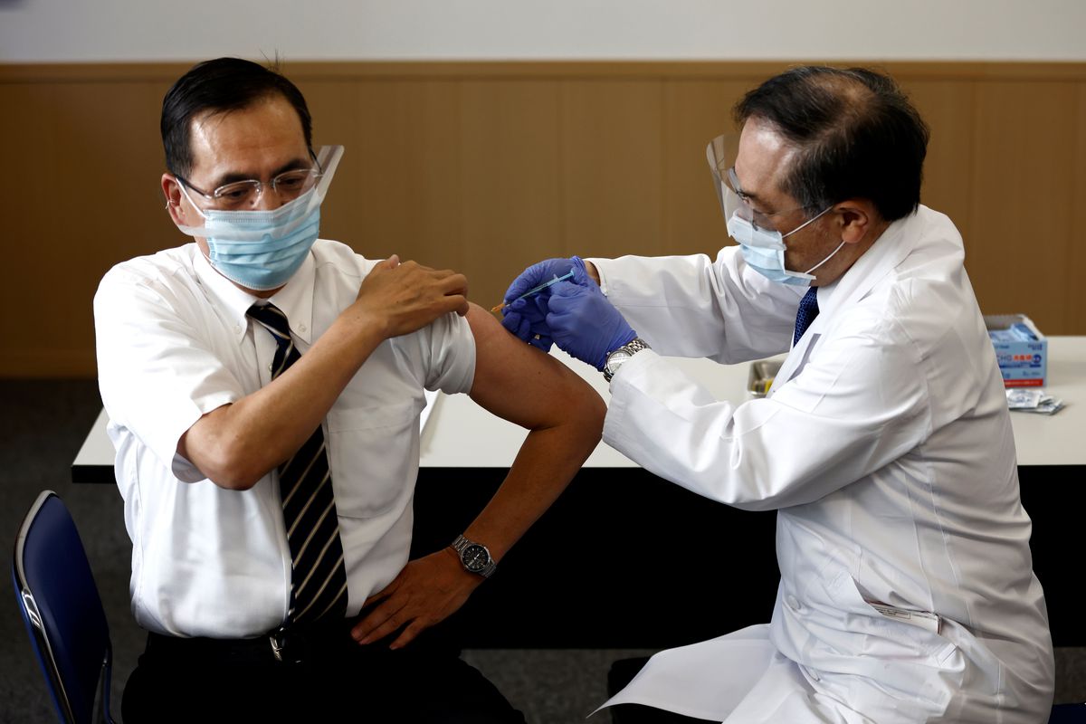 Japan’s Olympic hopes rest on a successful Covid-19 vaccine
drive 1