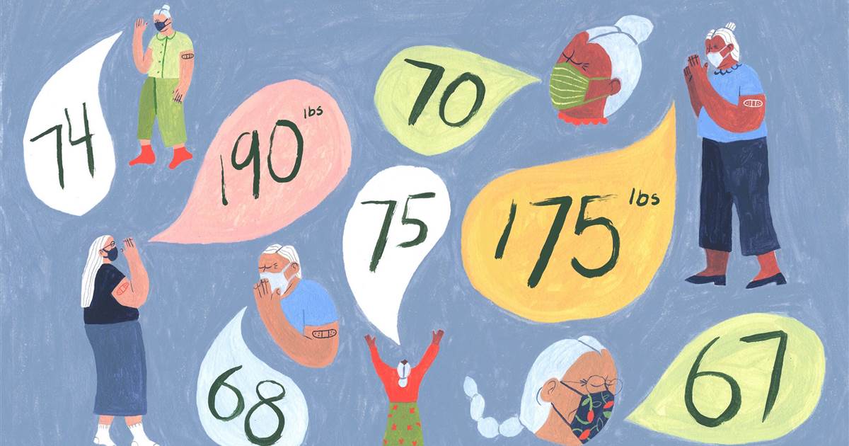 How the Covid vaccine got women openly embracing their ages
and weights 1