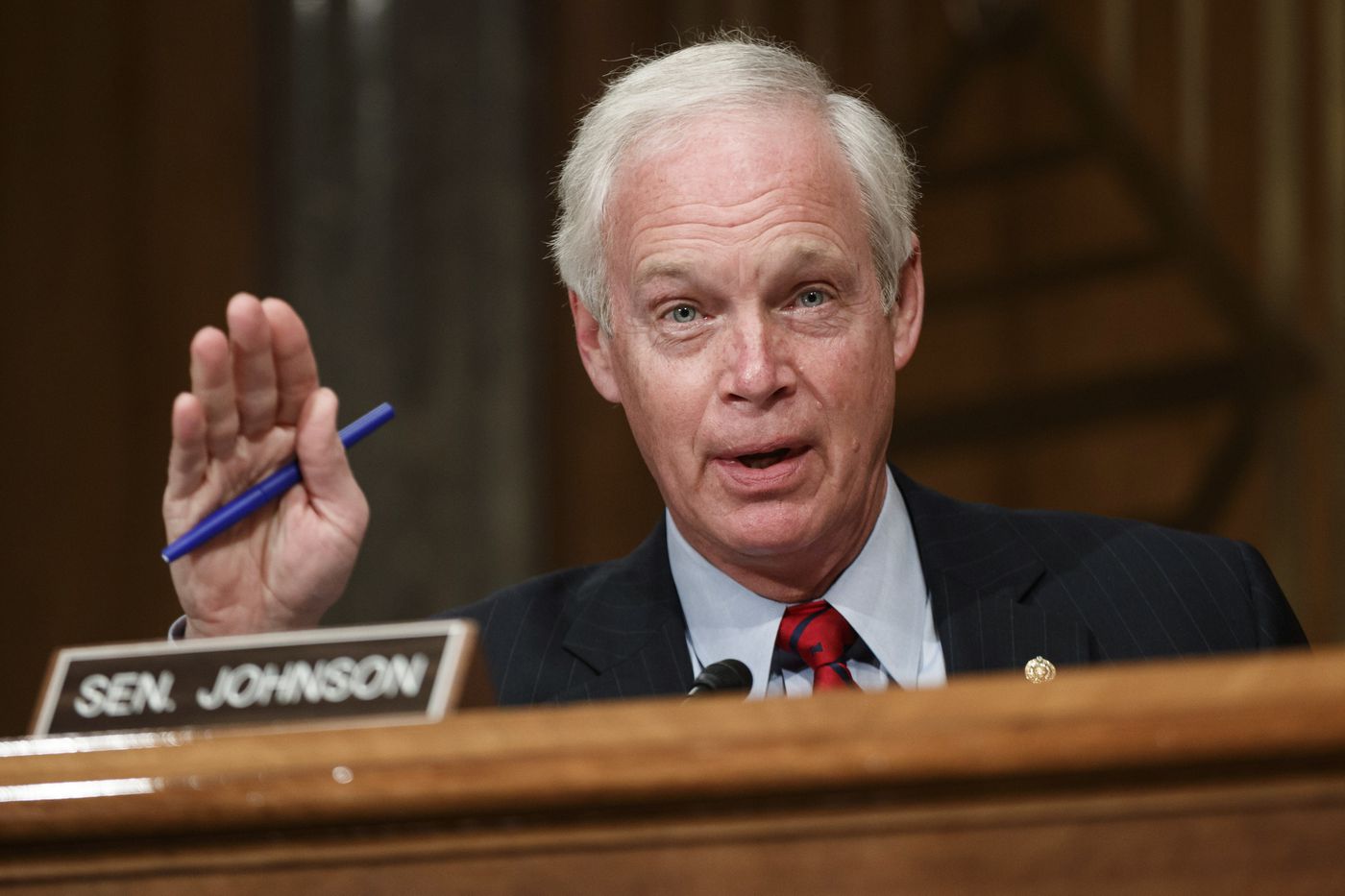 Sen. Ron Johnson airs conspiracy theory about ‘fake Trump
supporters’ in Senate hearing on Capitol riot 1 Sen. Ron Johnson airs conspiracy theory about ‘fake Trump
supporters’ in Senate hearing on Capitol riot 1