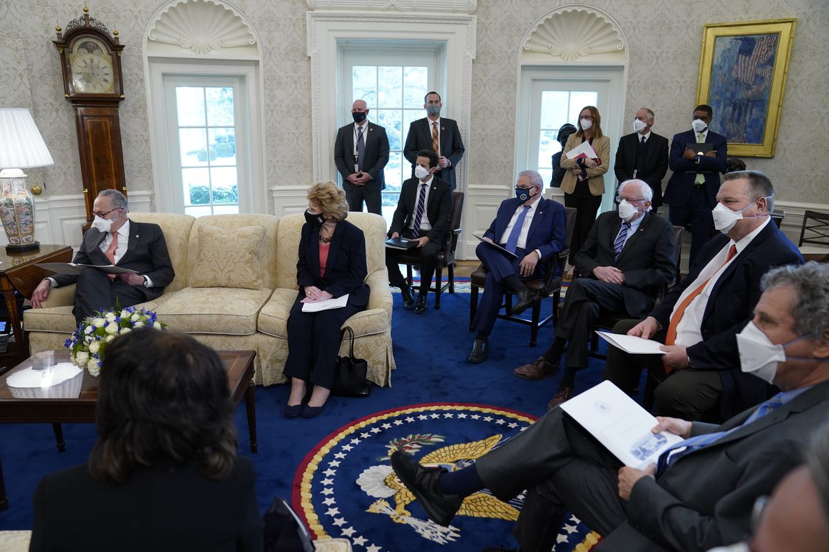 President Biden’s dilemma in coronavirus aid fight: Go big
or go bipartisan 1