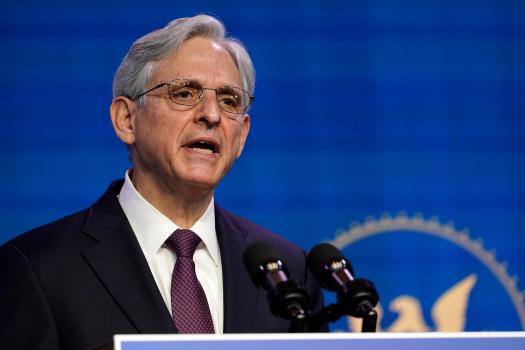 AG nominee Garland vows Capitol riot will be top
priority 1