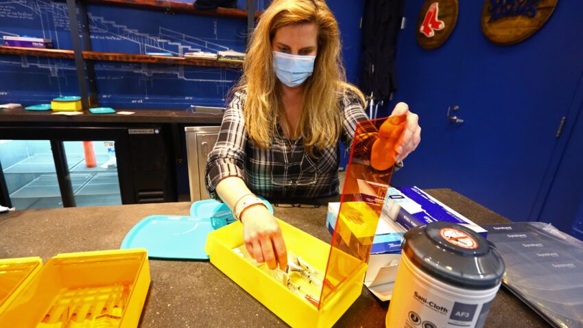 Mass COVID vaccination sites to open this week in Natick,
Dartmouth 1